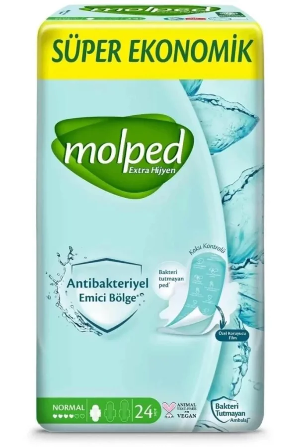 Nessiworld  Molped Extra Hijyen Normal Ped Süper Eko 24 Adet