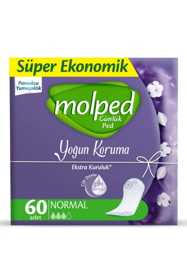 Nessiworld  Molped Günlük Ped Yoğun Koruma Süper Eko 60 Adet