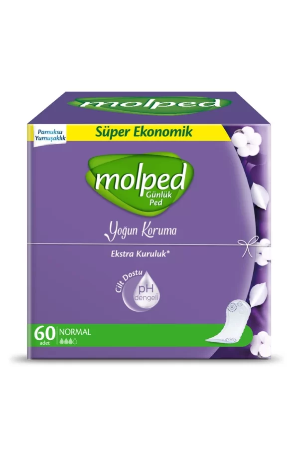 Nessiworld  Molped Günlük Ped Yoğun Koruma Süper Eko 60 Adet
