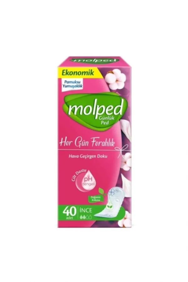 Nessiworld  Molped Her Gün Ferahlık Ped Eko 40 Adet