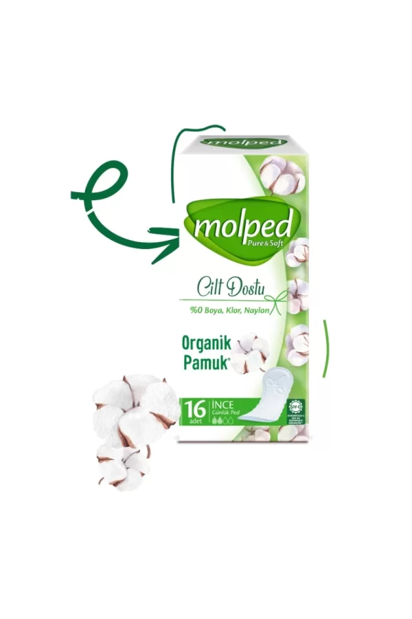 Nessiworld  Molped Pure&Soft İnce Günlük Ped 16 Adet