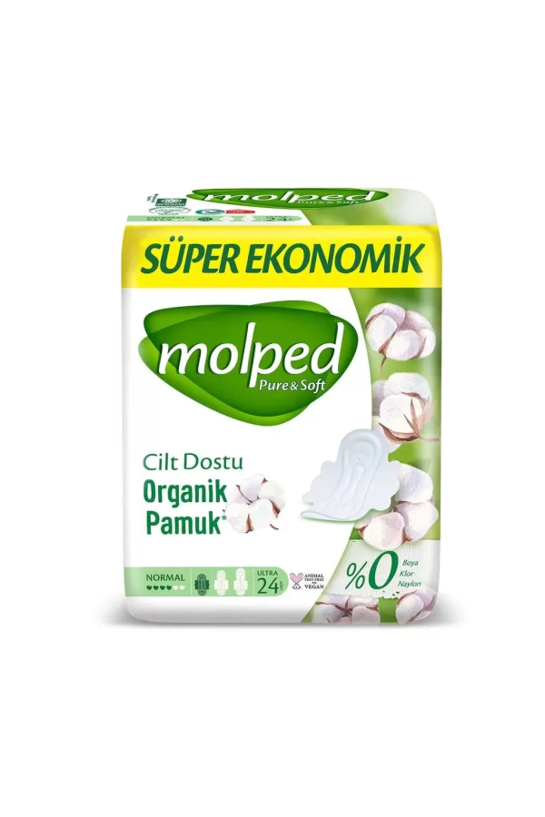 Nessiworld  Molped Pure&Soft Normal Ped Süper Eko 24 Adet