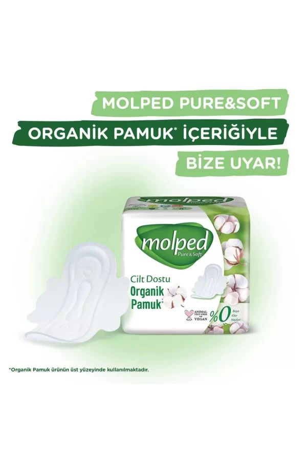 Nessiworld  Molped Pure&Soft Normal Ped Süper Eko 24 Adet
