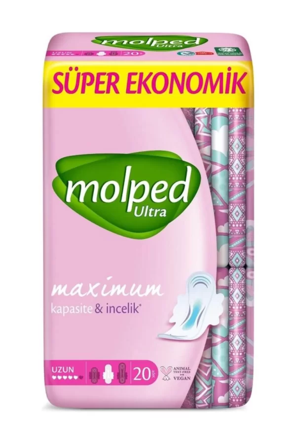 Nessiworld  Molped Ultra Anatomik Uzun Ped Süper Eko 20 Adet