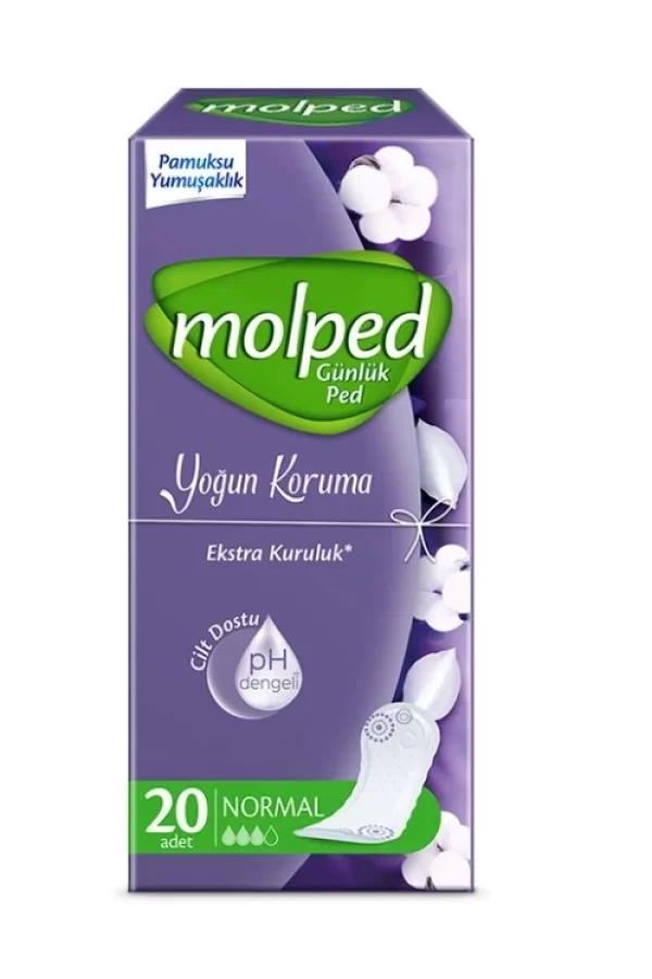 Nessiworld  Molped Yoğun Koruma Günlük Ped 20 Adet