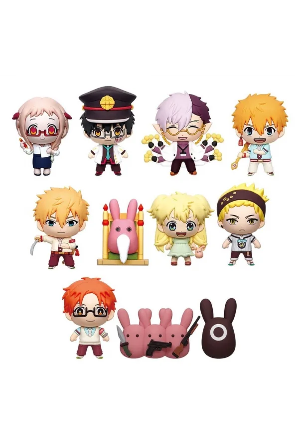 Nessiworld MON 72685 MONOGRAM TOİLET-BOUND HANAKO-KUN KLİPSLİ FİGÜR SERİ 3 24LÜ DİSPLAY