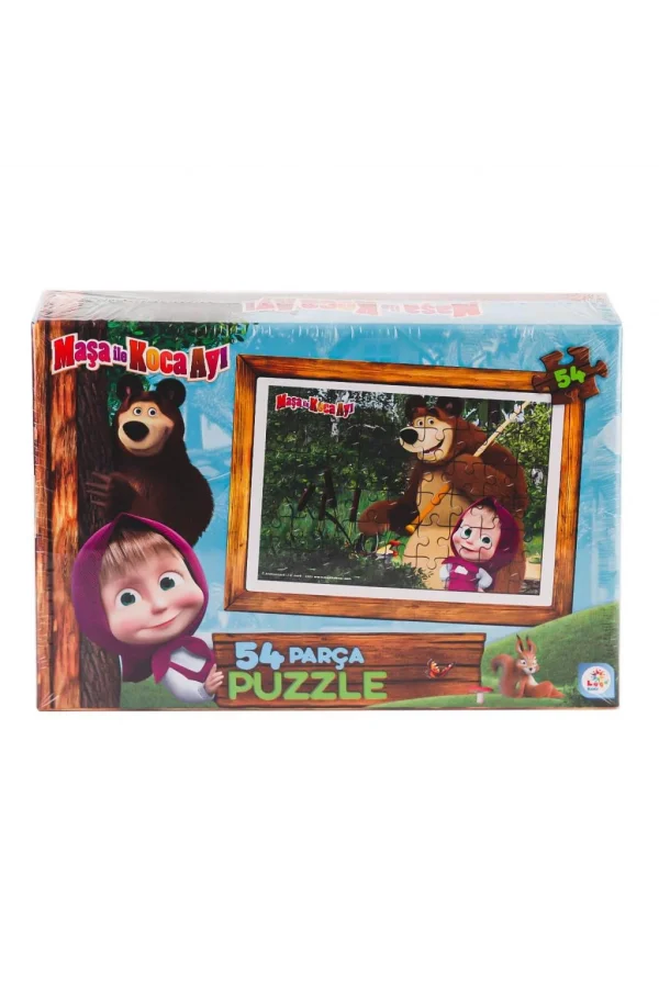 Nessiworld  MS7965 Masha ve Koca Ayı 54 Parça Puzzle -Laçokids