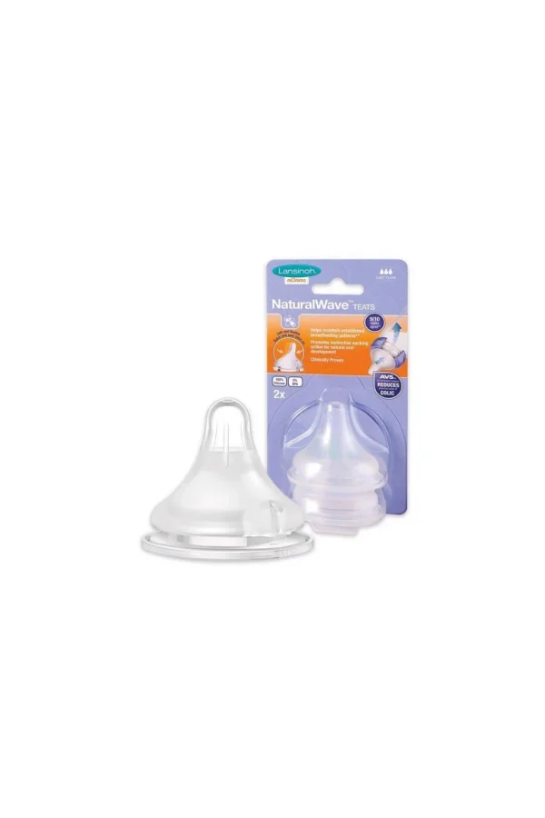 Nessiworld    Natural Wave Biberon Emziği Yavaş Akış 2Li