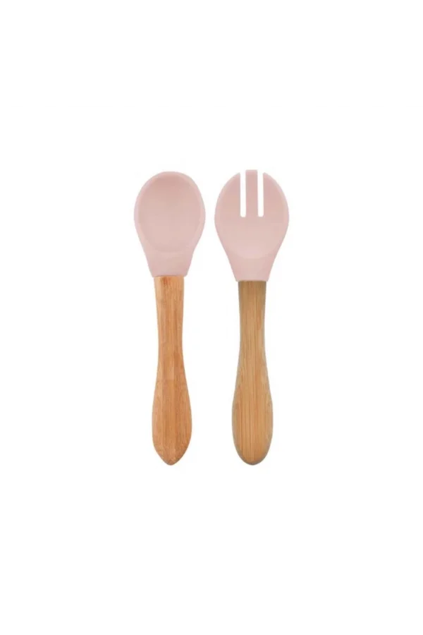 Nessiworld OiOi Mama Kaşığı ve Çatal Seti Pinky Pink