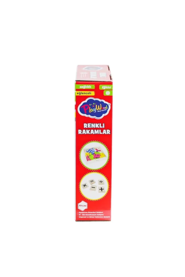 Nessiworld  ONY-401 Ahşap Renkli Rakamlar 26 Parça -Onyıl Oyuncak