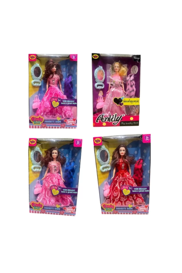 Nessiworld Oydaş Anlily Aynalı Çantalı Yedek Elbiseli Bebek 02280