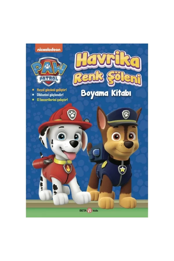 Nessiworld  Paw Patrol Havrika Renk Şöleni Boyama Kitabı