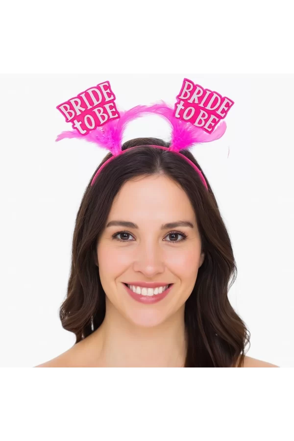 Nessiworld Pembe Renkli Bride to Be Parti Tacı – Bekarlığa Veda Gecesi İçin