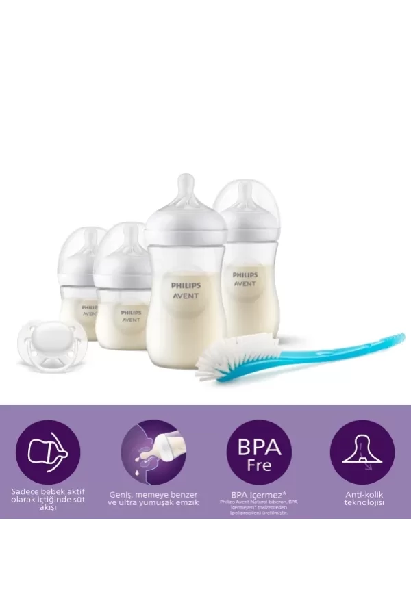 Nessiworld  Philips Avent Doğal Tepkili Natural Response PP Hoşgeldin Bebek Hediye Seti