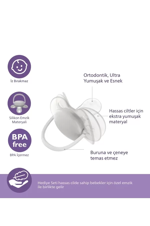 Nessiworld  Philips Avent Doğal Tepkili Natural Response PP Hoşgeldin Bebek Hediye Seti