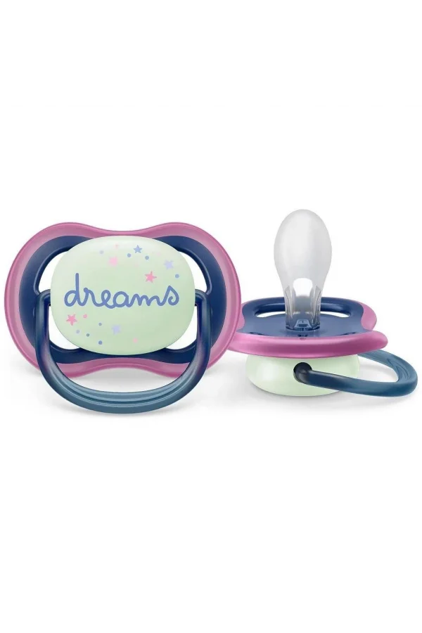 Nessiworld  Philips Avent Ultra Air Gece Emzik 6-18 Ay Kız