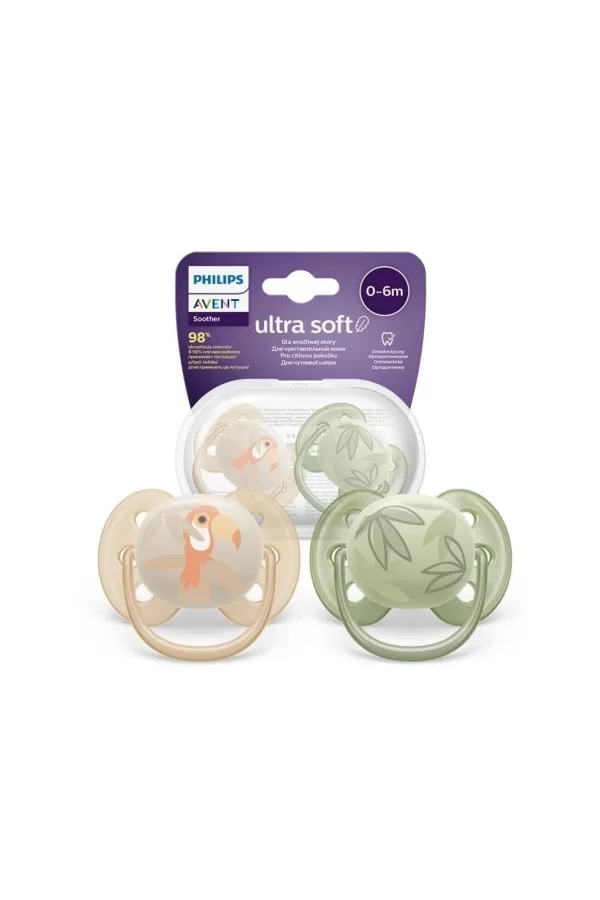 Nessiworld  Philips Avent Ultra Yumuşak Emzik 0-6 Ay Erkek
