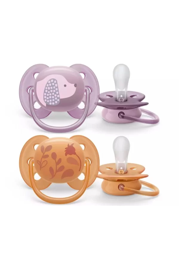 Nessiworld  Philips Avent Ultra Yumuşak Emzik 6-18 Ay Kız