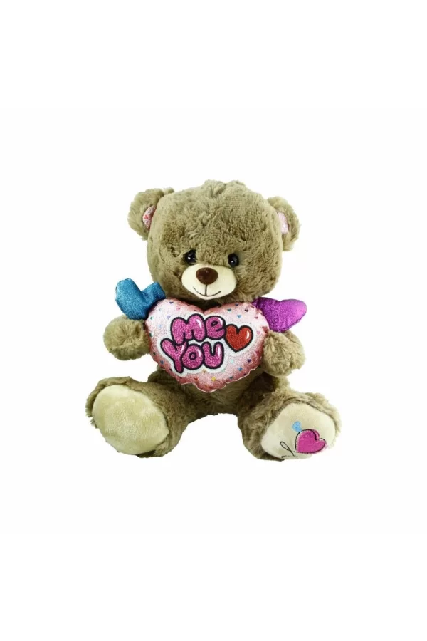 Nessiworld PJH2322 Peluş Kalpli Ayı 30 cm