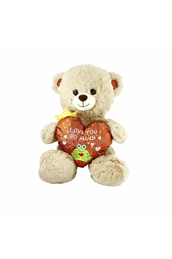 Nessiworld  PJH2323 Peluş Kalpli Ayı Love You 30 cm