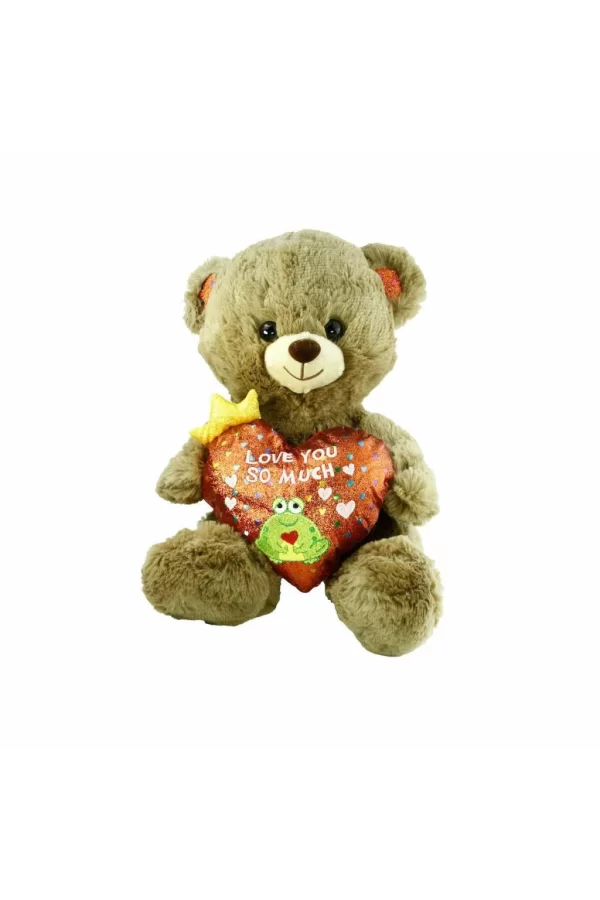 Nessiworld  PJH2323 Peluş Kalpli Ayı Love You 30 cm