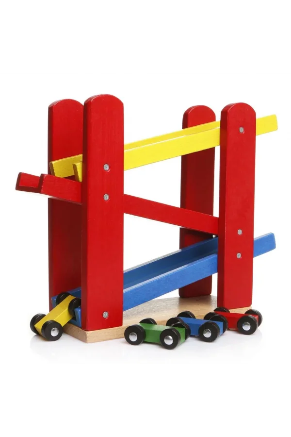 Nessiworld  PlayWood Ahşap Otopark 5 Araba İlaveli 382