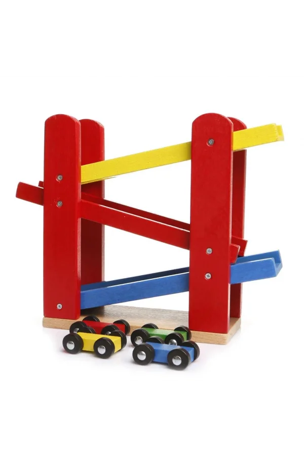 Nessiworld  PlayWood Ahşap Otopark 5 Araba İlaveli 382