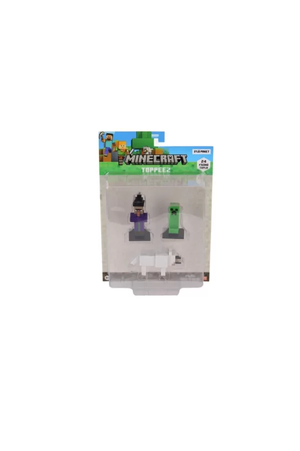 Nessiworld PMI MC2020 Minecraft 3D Figür Toppeez 3lü Set