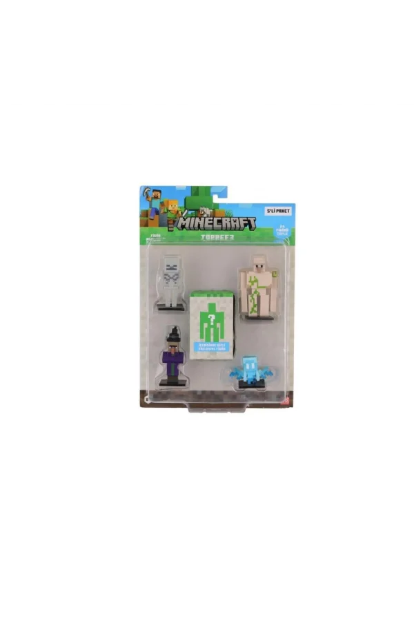 Nessiworld PMI MC2040 Minecraft 3D Figür Toppeez 5li Set