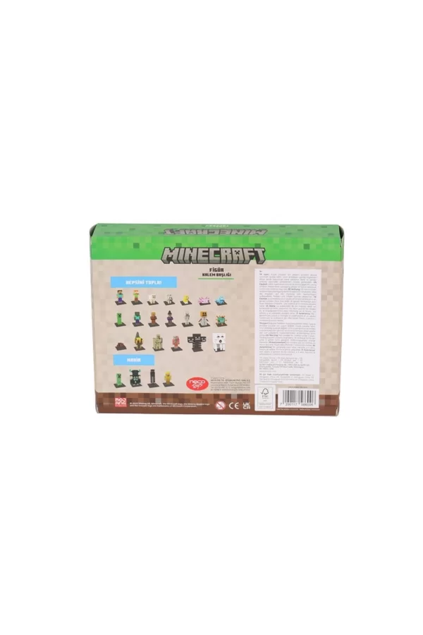 Nessiworld PMI MC2070 Minecraft 3D Figür Toppeez 8li Delüks Set