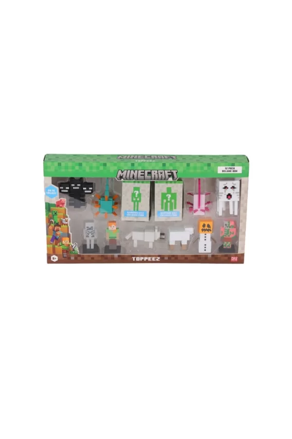 Nessiworld PMI MC2080 Minecraft 3D Figür Toppeez 12li Delüks Set