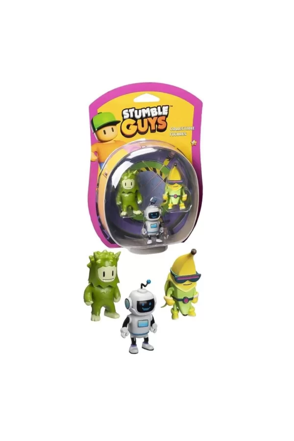 Nessiworld  PMI SG2220 Stumble Guys Figür Seti 3lü -Necotoys