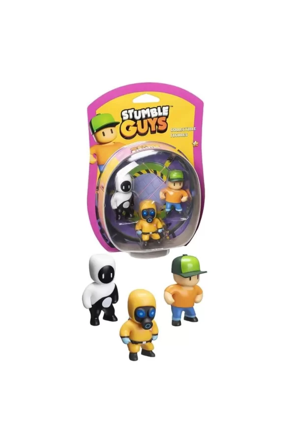 Nessiworld  PMI SG2220 Stumble Guys Figür Seti 3lü -Necotoys