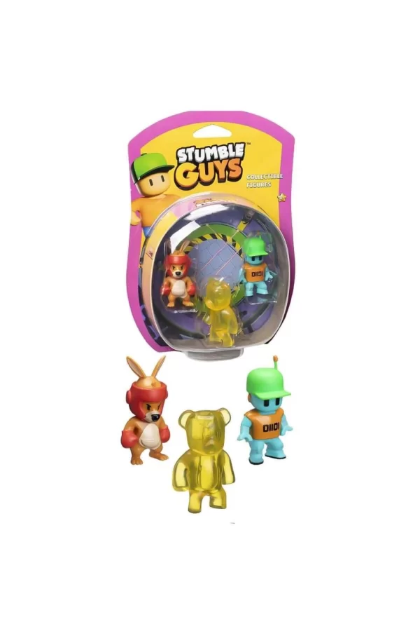 Nessiworld  PMI SG2220 Stumble Guys Figür Seti 3lü -Necotoys