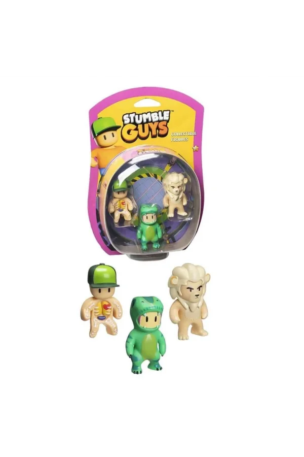 Nessiworld  PMI SG2220 Stumble Guys Figür Seti 3lü -Necotoys