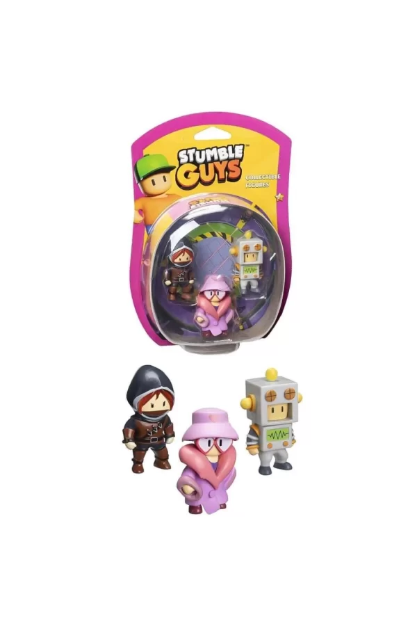 Nessiworld  PMI SG2220 Stumble Guys Figür Seti 3lü -Necotoys