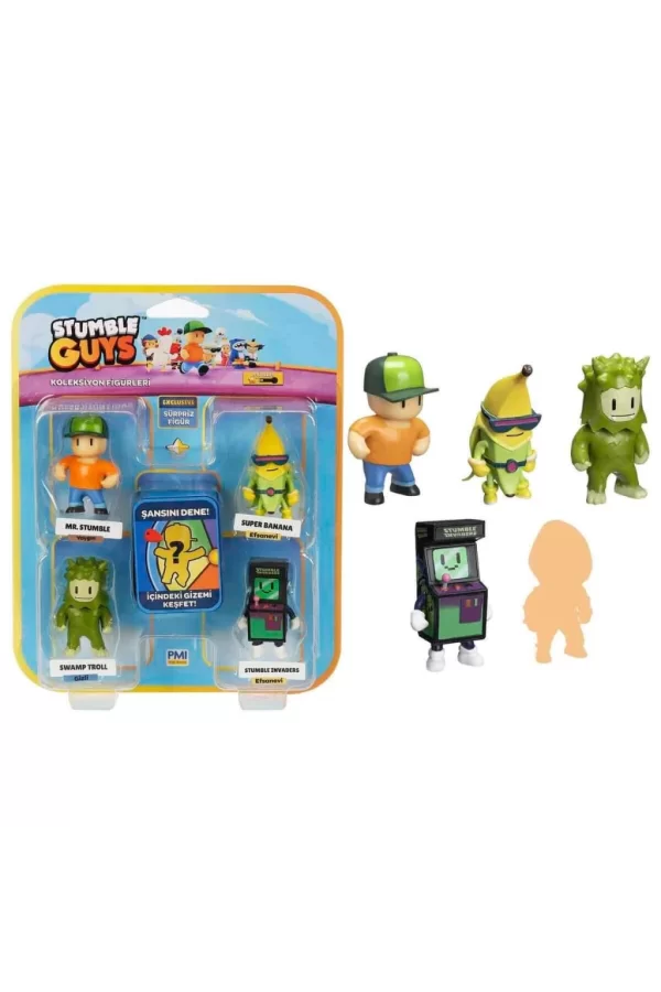 Nessiworld  PMI SG2240 Stumble Guys Figür Seti 5li -Necotoys