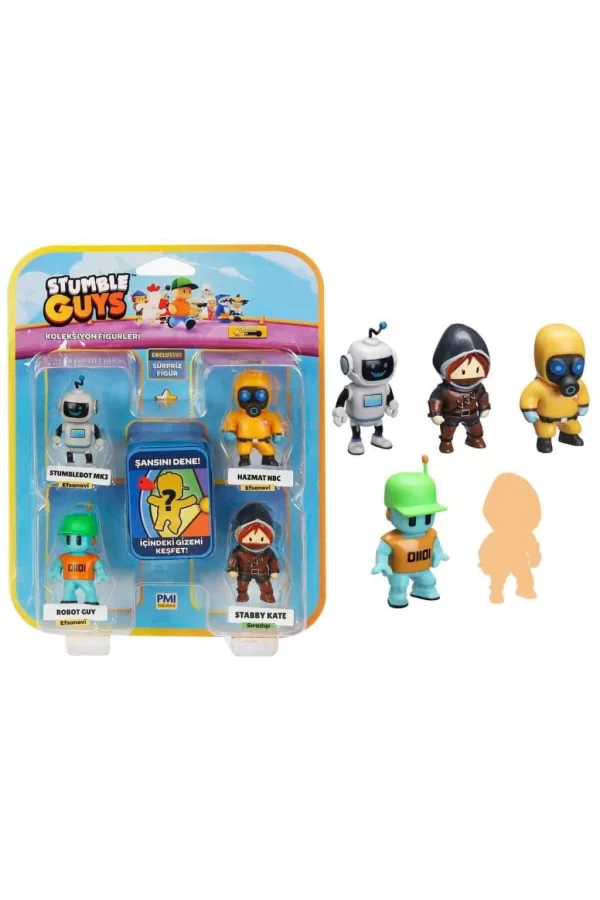 Nessiworld  PMI SG2240 Stumble Guys Figür Seti 5li -Necotoys