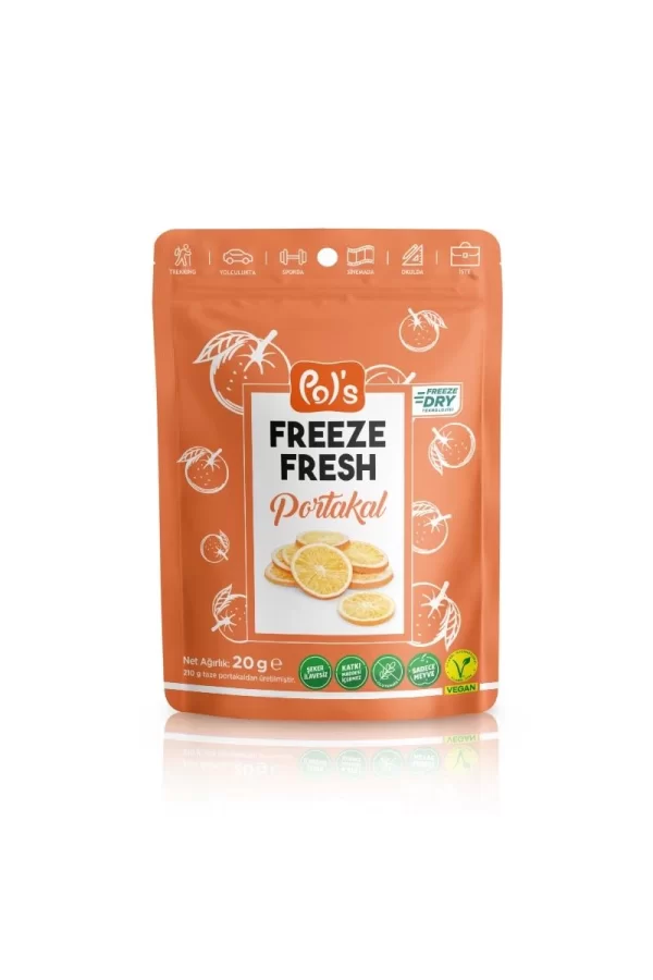 Nessiworld  Pol’s Freeze Fresh Dondurularak Kurutulmuş Portakal 20g