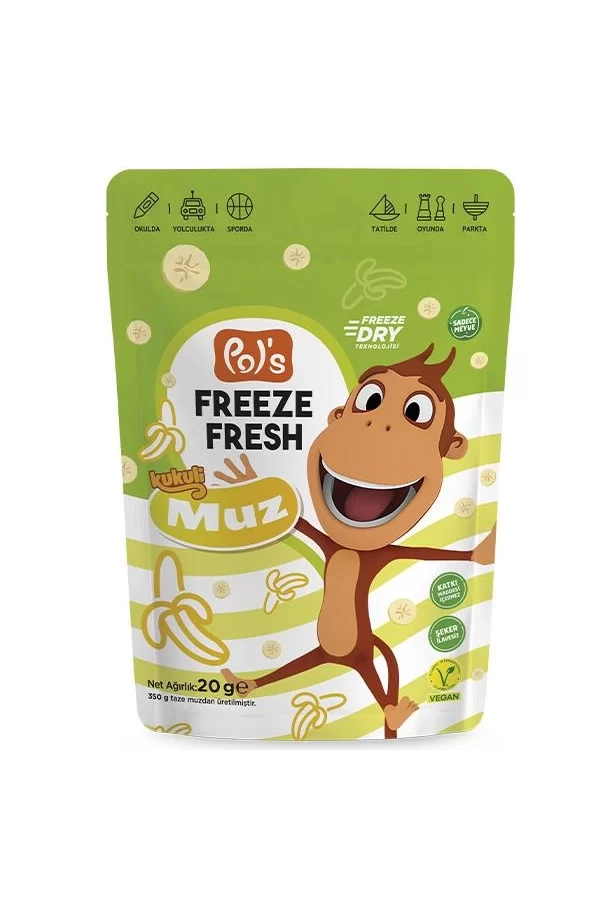 Nessiworld  Pol’s Freeze Fresh Kukuli Muz 20 Gr