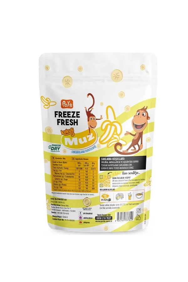 Nessiworld  Pol’s Freeze Fresh Kukuli Muz 20 Gr