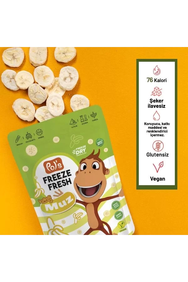 Nessiworld  Pol’s Freeze Fresh Kukuli Muz 20 Gr