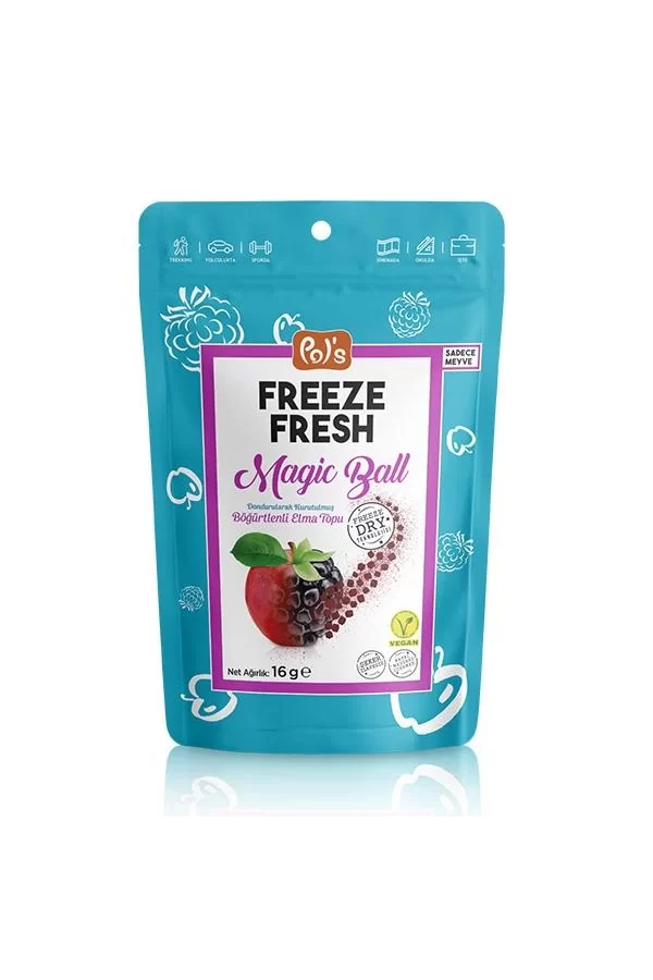 Nessiworld  Pol’s Freeze Fresh Magic Ball Böğürtlenli Elma Topları 16 gr