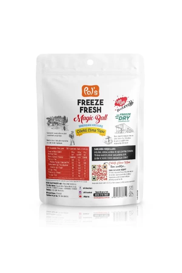 Nessiworld  Pol’s Freeze Fresh Magic Ball Çilekli Elma Topu 16 gr