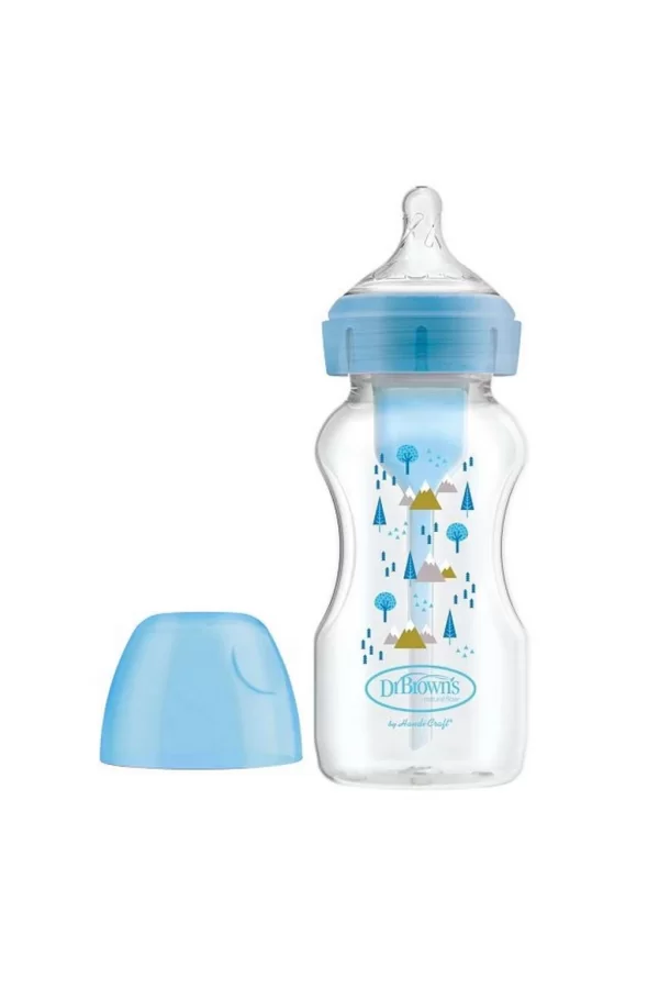 Nessiworld    PP Geniş Ağız Options Biberon 270 ml Mavi