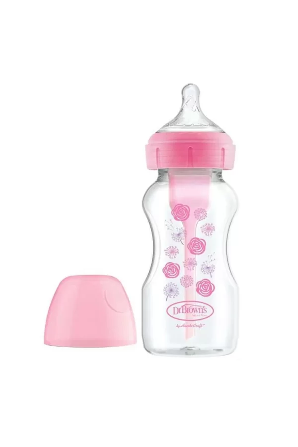 Nessiworld    PP Geniş Ağız Options Biberon 270 ml Pembe