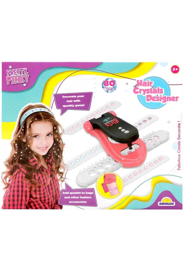 Nessiworld  Pretty Pinky Kristal Saç Aksesuarı Güzellik Seti