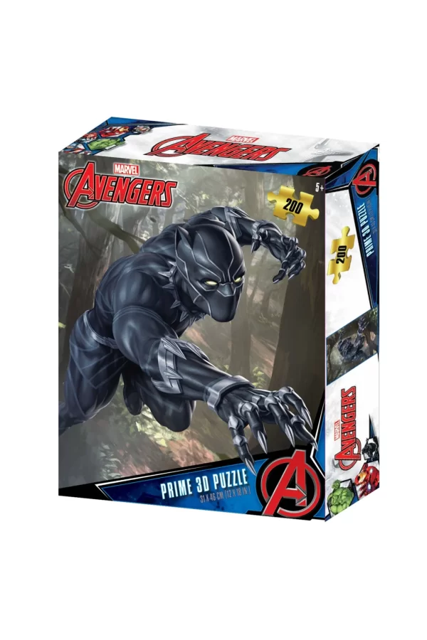 Nessiworld  Prime 3D - Wakanda Forever 200 Parça Puzzle 33062