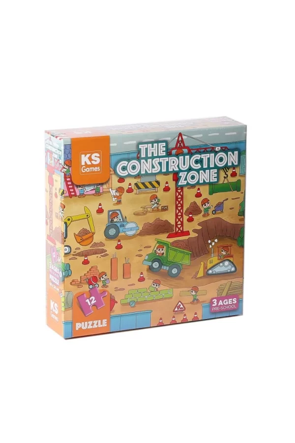 Nessiworld  PRS 32704 The Construction Pre School Puzzle -KS Puzzle