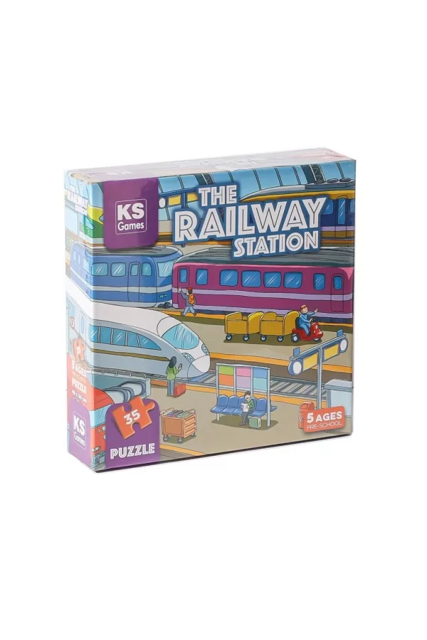 Nessiworld  PRS 32712 The Railway Station Pre School Puzzle -Ks Puzzle